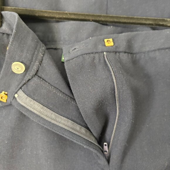 Ralph Lauren A-Line Navy Blue Vintage 77% Wool Equestrian Maxi Skirt Size 14 - Picture 12 of 12